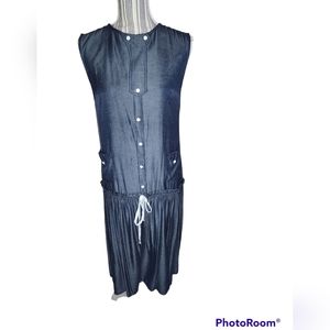 Belissa women's jumper dress Chambray size 6